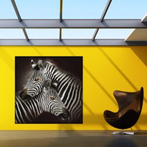 تابلو دکوراتیو زبراهای افریقایی