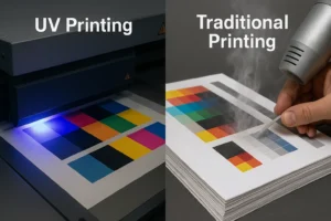 تفاوت چاپ UV با روش‌های سنتی