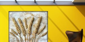تابلو دکوراتیو گندمهای طلایی