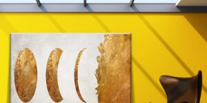تابلو مراحل ماه طلایی